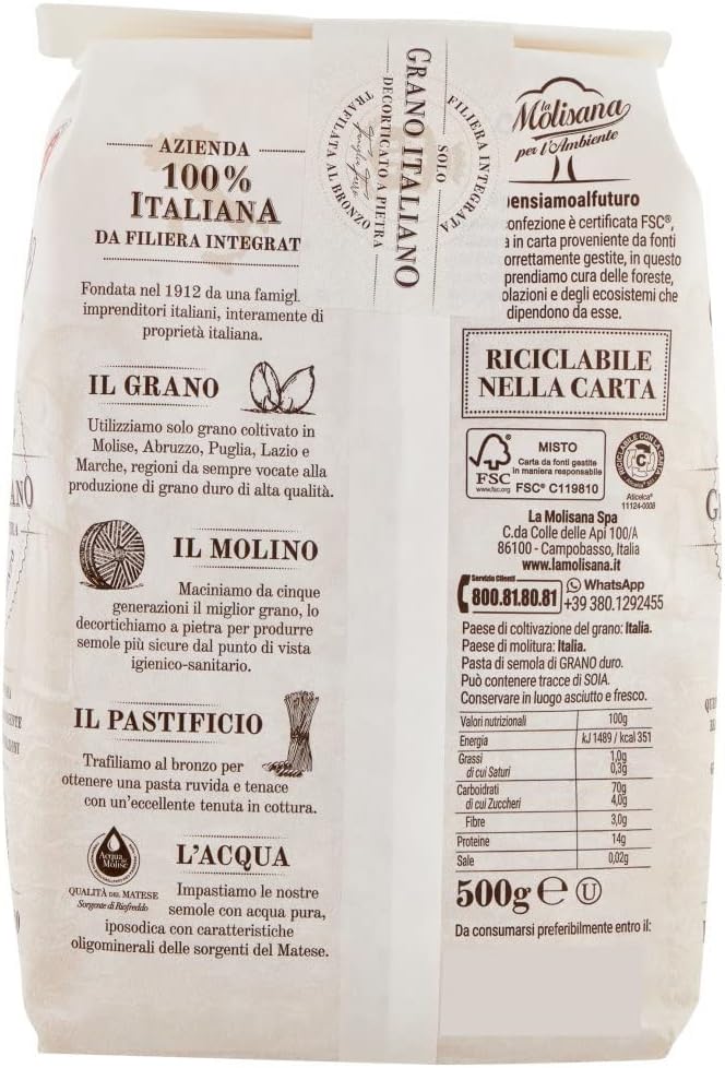 MOLISANA gestreepte PENNE nr 20 _ 500 GR
